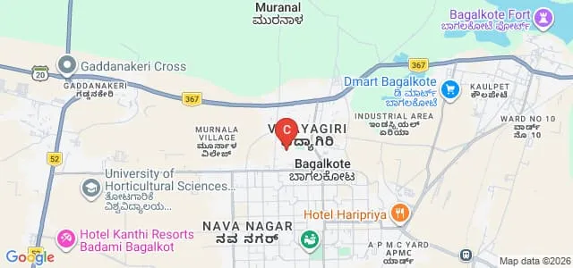 BVV Sanghas Basaveshwar College of Physical Education, Bagalkot Map