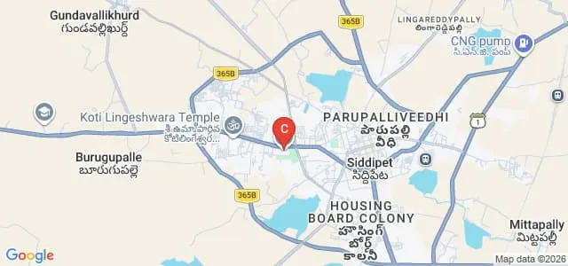 Government Degree College, Siddipet Map