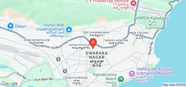 Chanakya Institute of Hotel Management and Catering Technology, Visakhapatnam Map