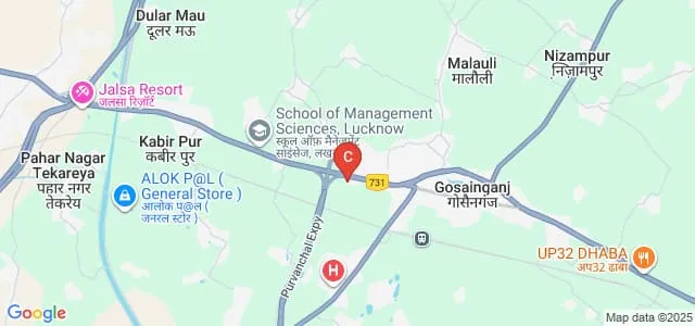 Sri Sharda Group of Institutions, Lucknow Map