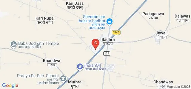 Government College for Women, Badhra Map