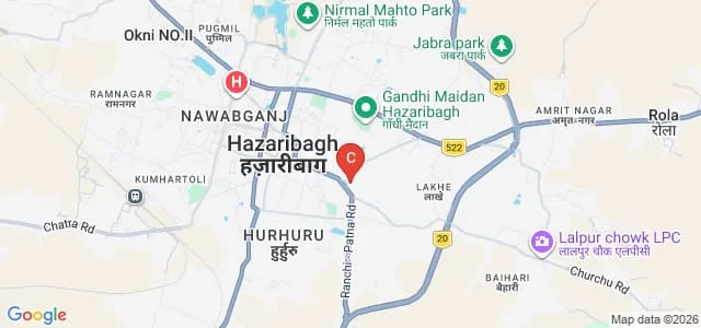 St Columba's College, Hazaribagh Map