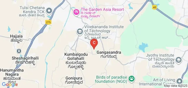BGS School of Architecture and Planning, Bengaluru Map