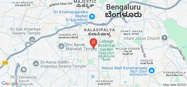 Jain Evening College, Bengaluru Map