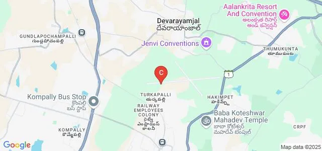 Malla Reddy College of Engineering, Dhulapally Map