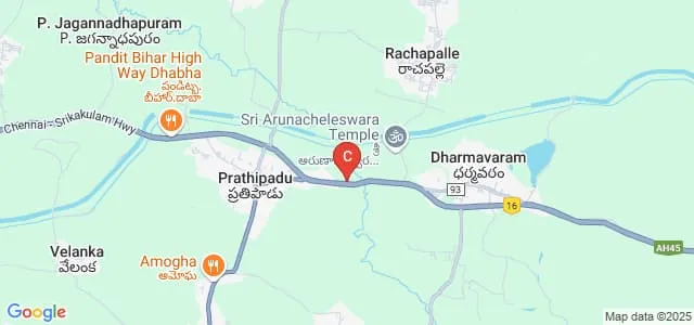 Minerva Educational Institutions, Prathipadu Map