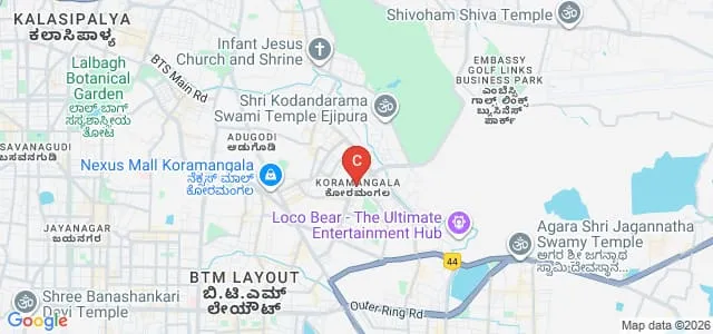 CREO Valley School of Film and Television, Bangalore Map