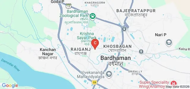 Maharajadhiraj Uday Chand Women's College, Burdwan Map