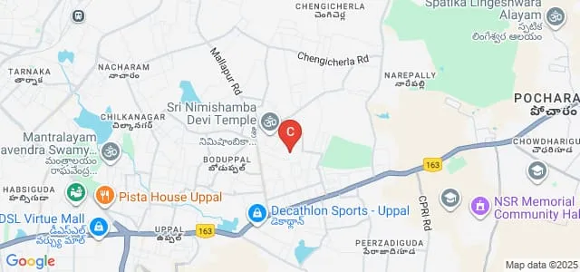 Pannala Ram Reddy College of Business Management, Hyderabad Map