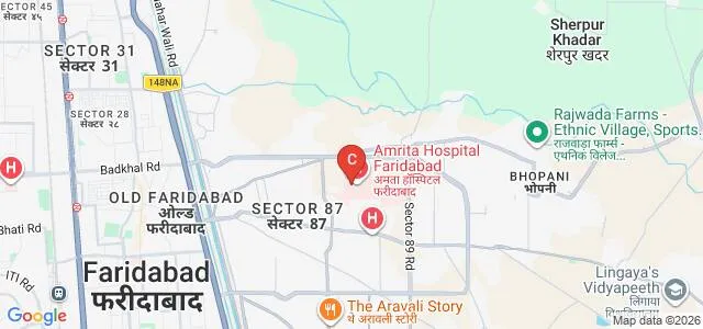 Amrita School of Medicine, Faridabad Map