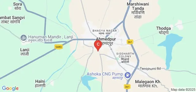 Mahatma Phule Mahavidyalaya, Ahmedpur Map