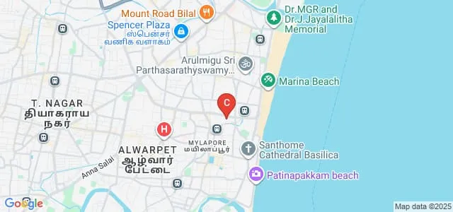 CSI Kalyani College of Nursing, Chennai Map