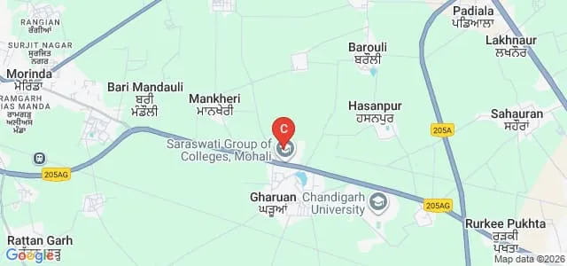 Saraswati Ayurved Hospital and Medical College, Mohali Map