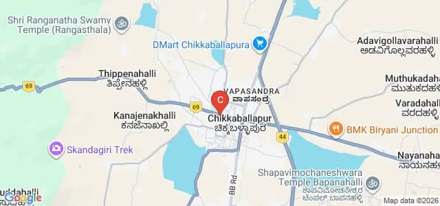 Sri KV College of Pharmacy, Kolar Map
