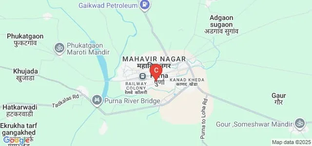 Ramrao Patil Ayurved Mahavidyalaya, Prabhani Map