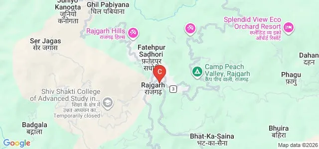 Shiv Shakti College of Advanced Study in Education, Sirmour Map