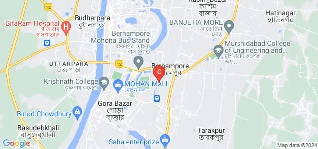 Manmohini Academic Institution, Berhampore Map