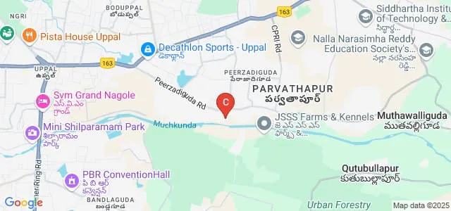 Aurora's Technological Institute, Ranga Reddy Map