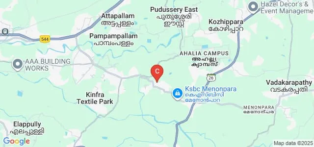 Chathamkulam Business School, Palakkad Map