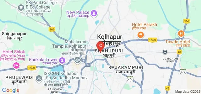 Shri Maharani Tarabai Government College of Education, Shahupuri Map