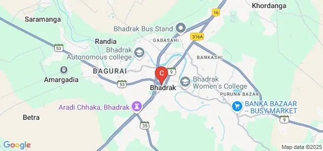 Motto +3 Degree College, Bhadrak Map