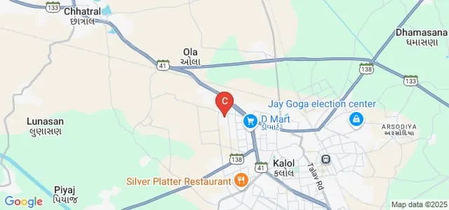 Ananya College of Physiotherapy, Kalol Map