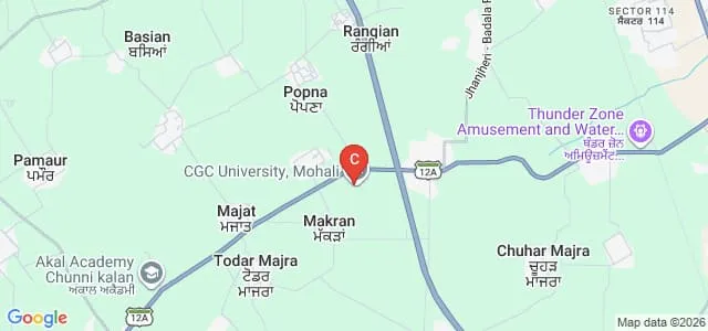 Chandigarh Engineering College, Jhanjeri Map
