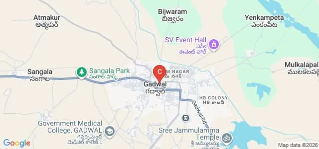 MALD Government Degree College, Gadwal Map