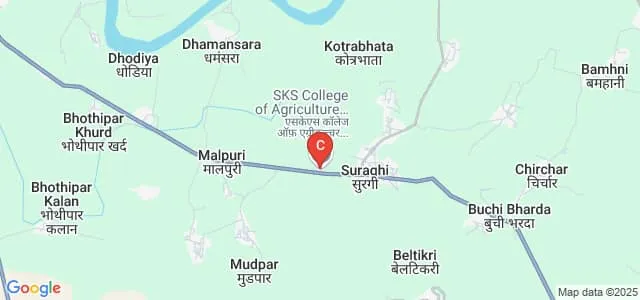 Pt Shiv Kumar Shastri College of Agriculture and Research, Rajnandgaon Map