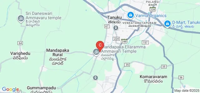 Sreerama Institute of Management, Tanuku Map
