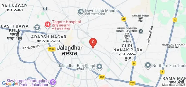 PCM SD College for Women, Jalandhar Map