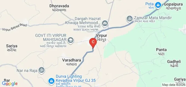 Nalanda B Ed College, Virpur Map