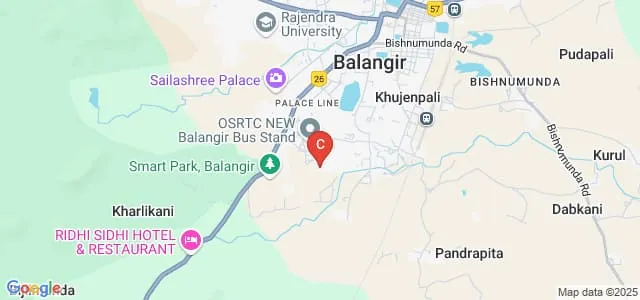 Centurion University of Technology and Management, Balangir Map