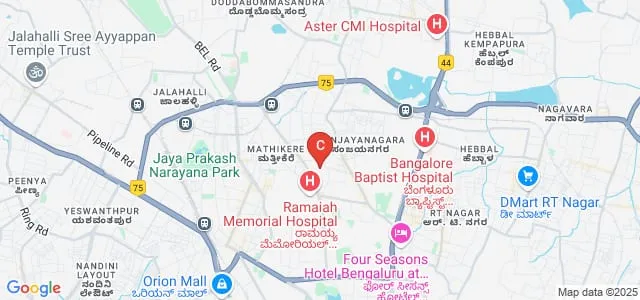 Reva First Grade Evening College, Bangalore Map