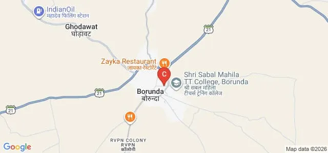 Shree Sabal Women Teachers Training College, Jodhpur Map