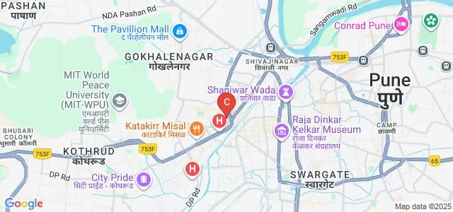 Marathwada Mitra Mandal's College of Architecture, Pune Map