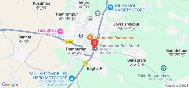 Asleha Girls' College, Birbhum Map