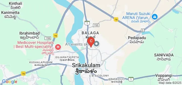 Abhyudaya Degree College, Srikakulam Map