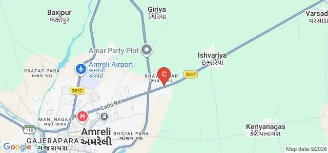 Smt Vasantben N Vyas B Ed College, Amreli Map