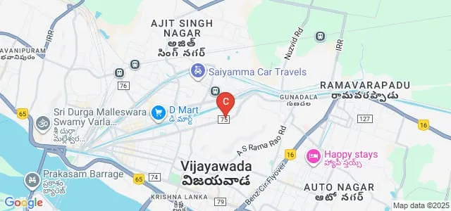 Social Welfare Residential Government Degree College for Girls, Kanchikacherla Map
