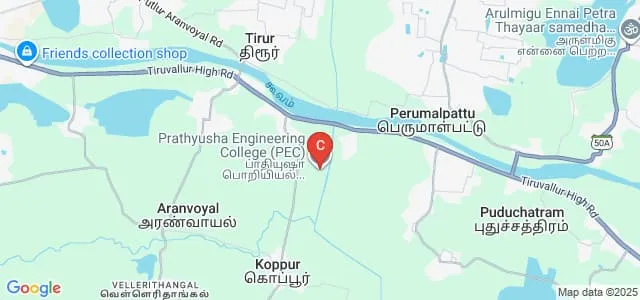 Prathyusha Engineering College, Tiruvallur Map
