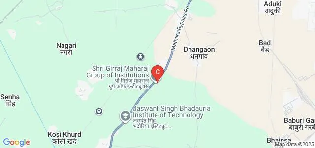 Shri Girraj Maharaj Institute of Management, Mathura Map