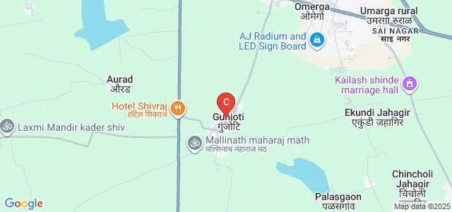 Shrikrishna Mahavidyalaya, Gunjoti Map