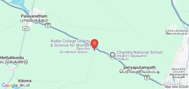 Noble College of Arts and Science for Women, Virudhunagar Map