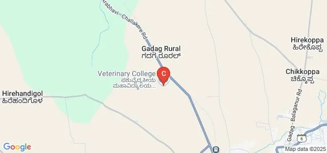 Veterinary College, Gadag Map