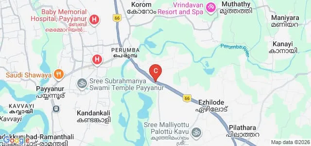 Sree Sankaracharya Sanskrit University, Regional Centre, Payyanur Map