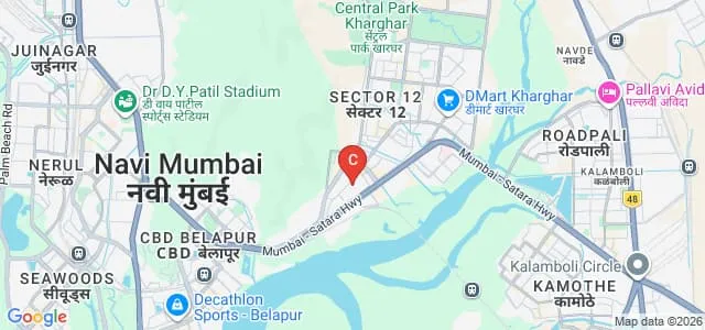 Dr GD Pol Foundations YMT Homoeopathic Medical College Hospital, Navi Mumbai Map
