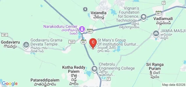 St Mary's Group of Institutions Guntur for Women, Guntur Map