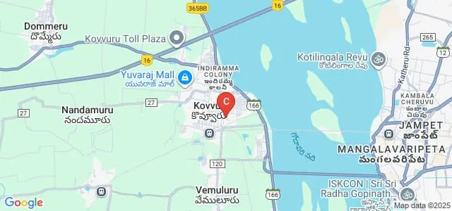 SVJV Sanskrit College, Kovvur Map