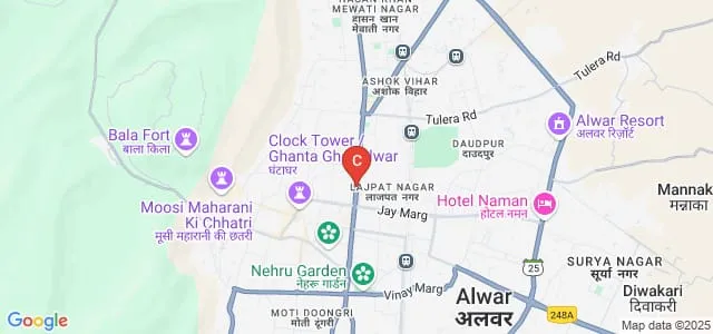 Ramanand College, Alwar Map